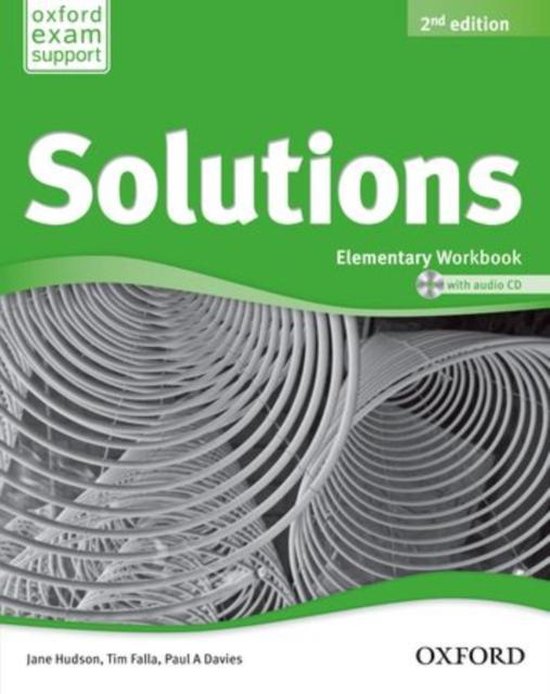 Solutions: Elementary: Workbook and Audio CD Pack - cover