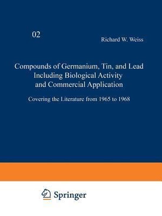 Organometallic Compounds1-3 / 2- Compounds of Germanium, Tin ... - cover