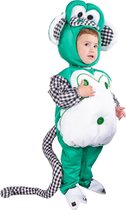 Schattig groen aapje kostuum maat 2-3 jaar -  Kinder dieren verkleedkleding