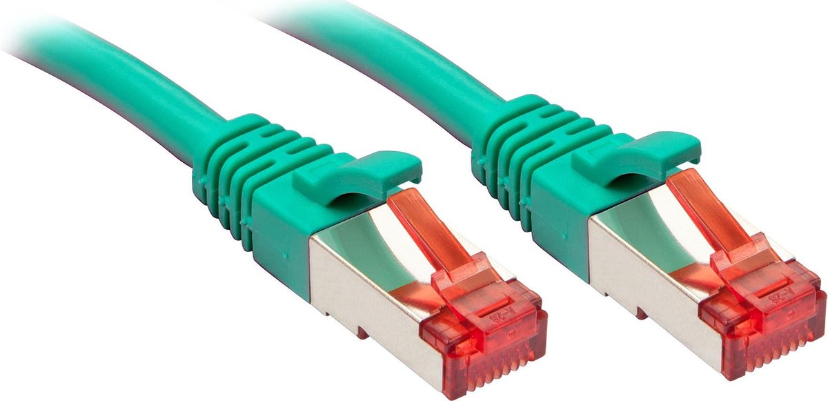 LINDY 47754 RJ45 Netwerkkabel, patchkabel CAT 6 S/FTP 15.00 m Groen 1 stuk(s)