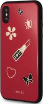 Guess Iconic Hard Case voor Apple iPhone X / XS (5,8") - Rood