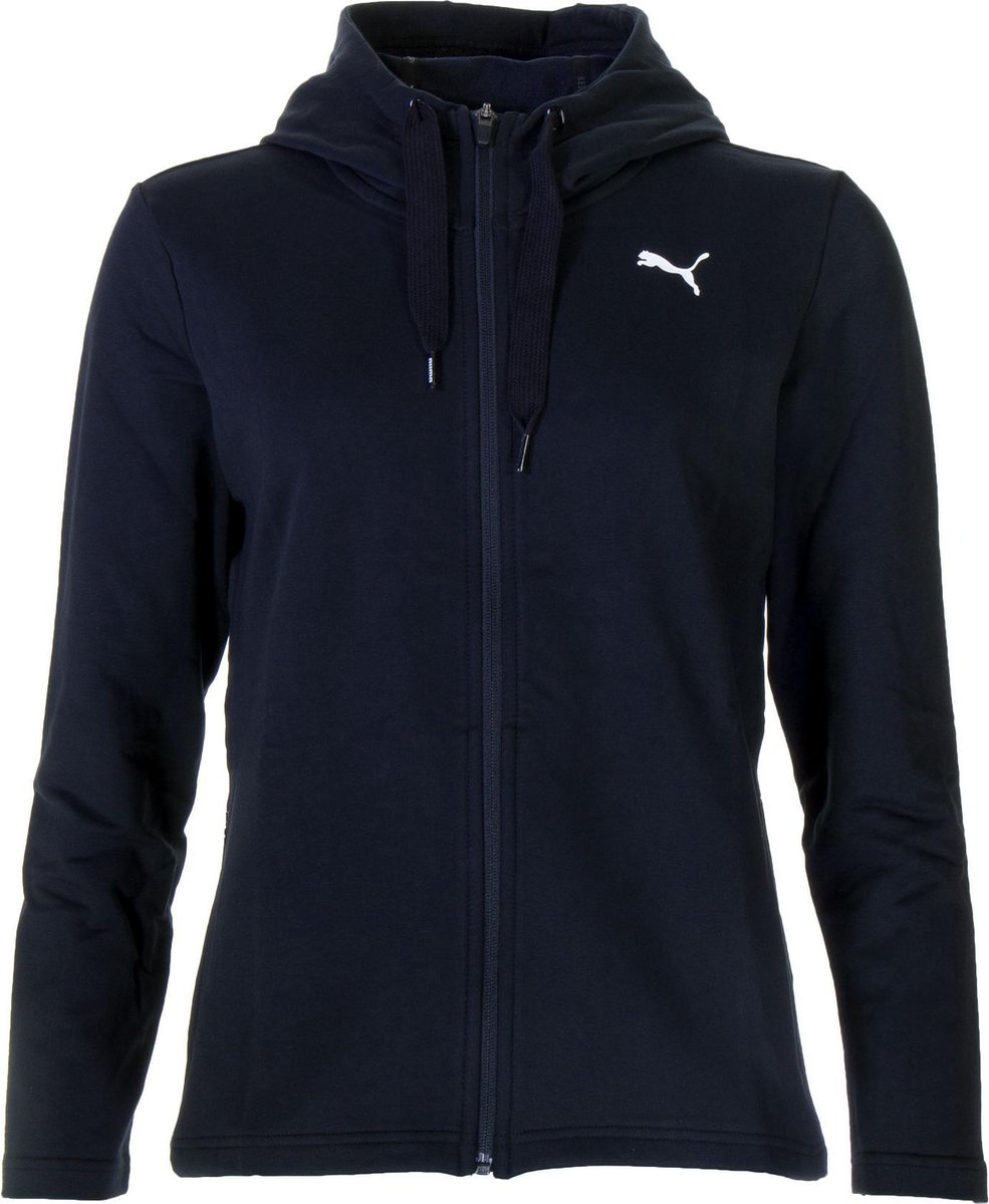 Puma MODERN SPORT FZ Logo Hoody Vrouwen Cotton Zwart