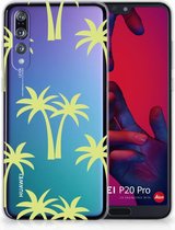 Huawei P20 Pro Uniek TPU Hoesje Palmtrees