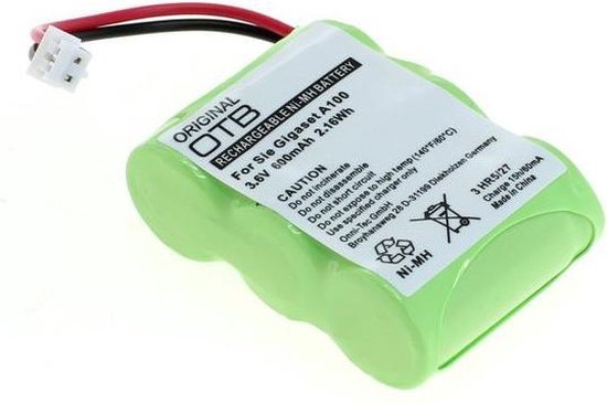 Batterij voor Siemens Gigaset A100 / 2/3AA-3 NiMH 600mAh | bol.com