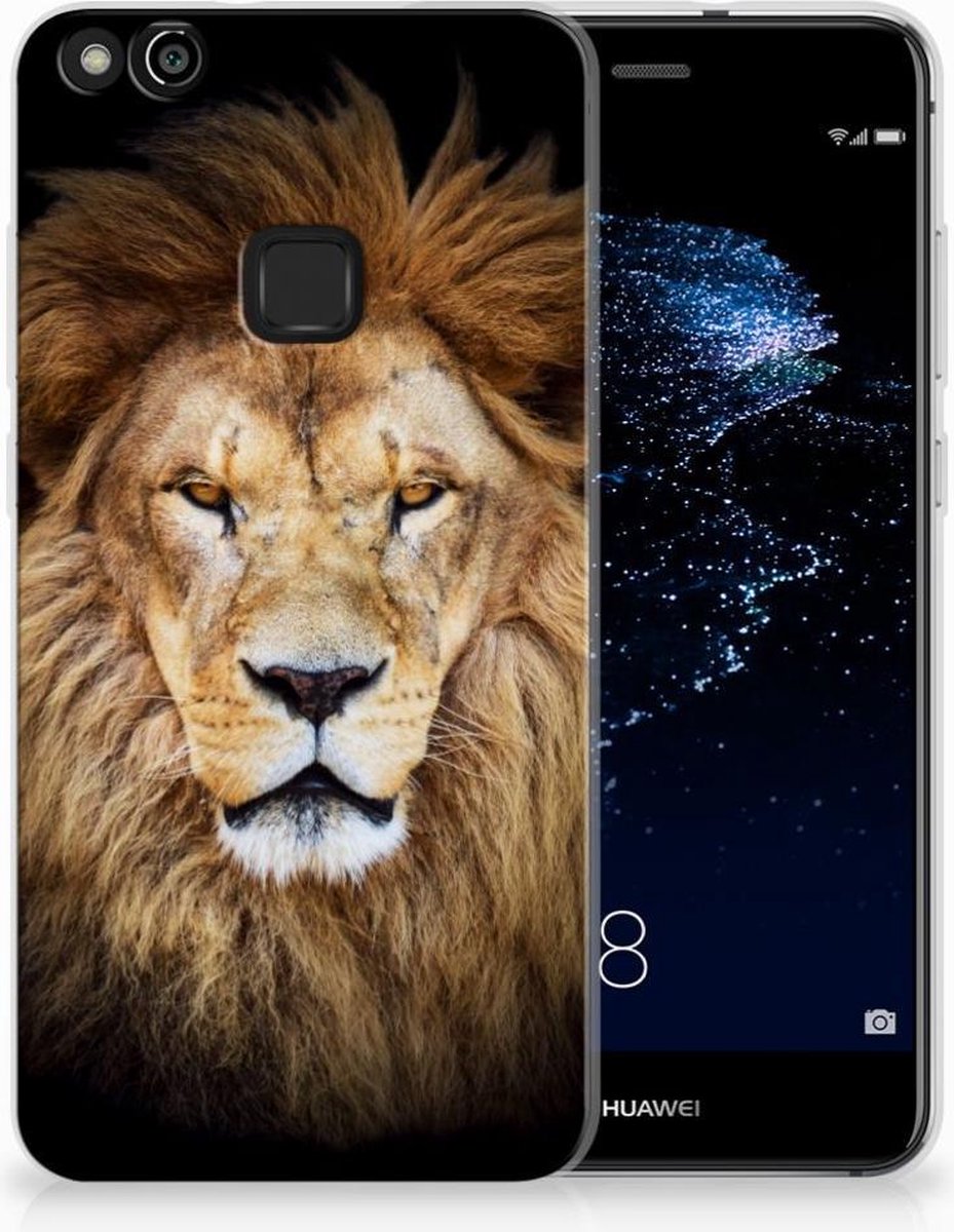 Huawei P10 Lite TPU Hoesje Leeuw