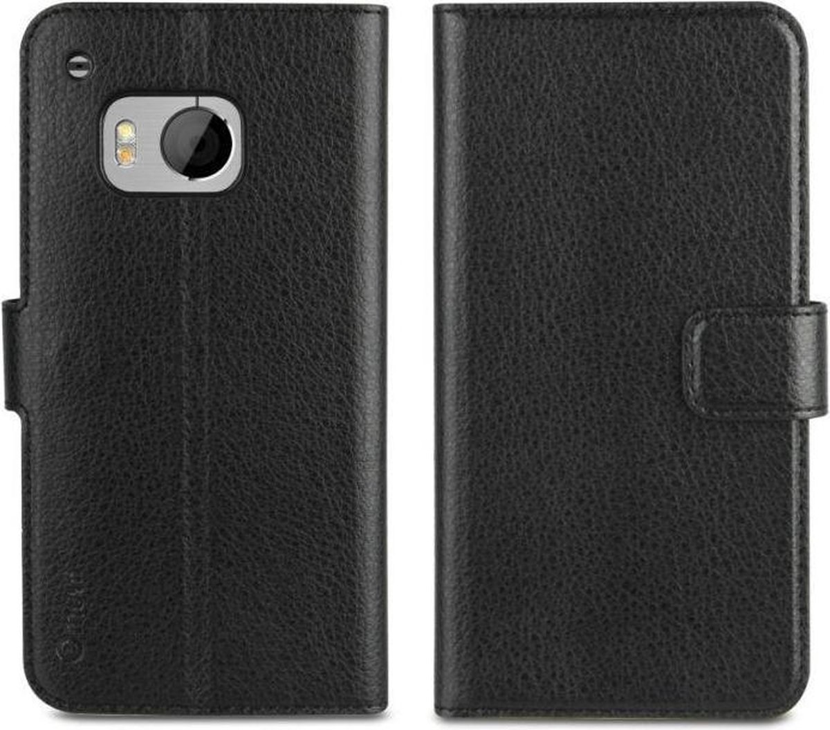Muvit HTC One (M9) Wallet case with 3 cardslots - Black