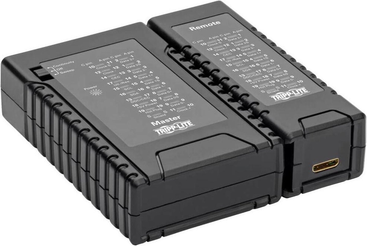 Tripp Lite T040-001-HDMI netwerkkabeltester Zwart