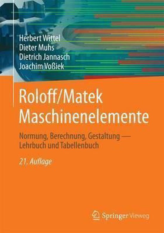 Roloff/Matek Maschinenelemente - cover