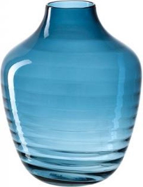 Mota Vaas 30 cm - glas/blauw bol.com