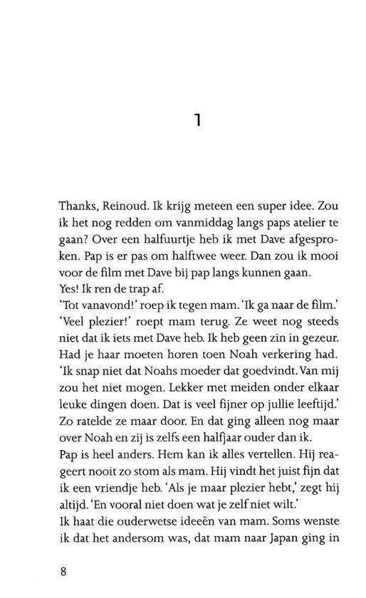 Pagina met tekst, paginanummer 8.