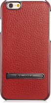 iPhone 6 / 6S (4,7) Plating Series G-Case Echt Leer back case cover hoesje met stand Rood