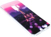 Parijs Eiffeltoren hoesje siliconen Geschikt voor Samsung Galaxy S9 Plus