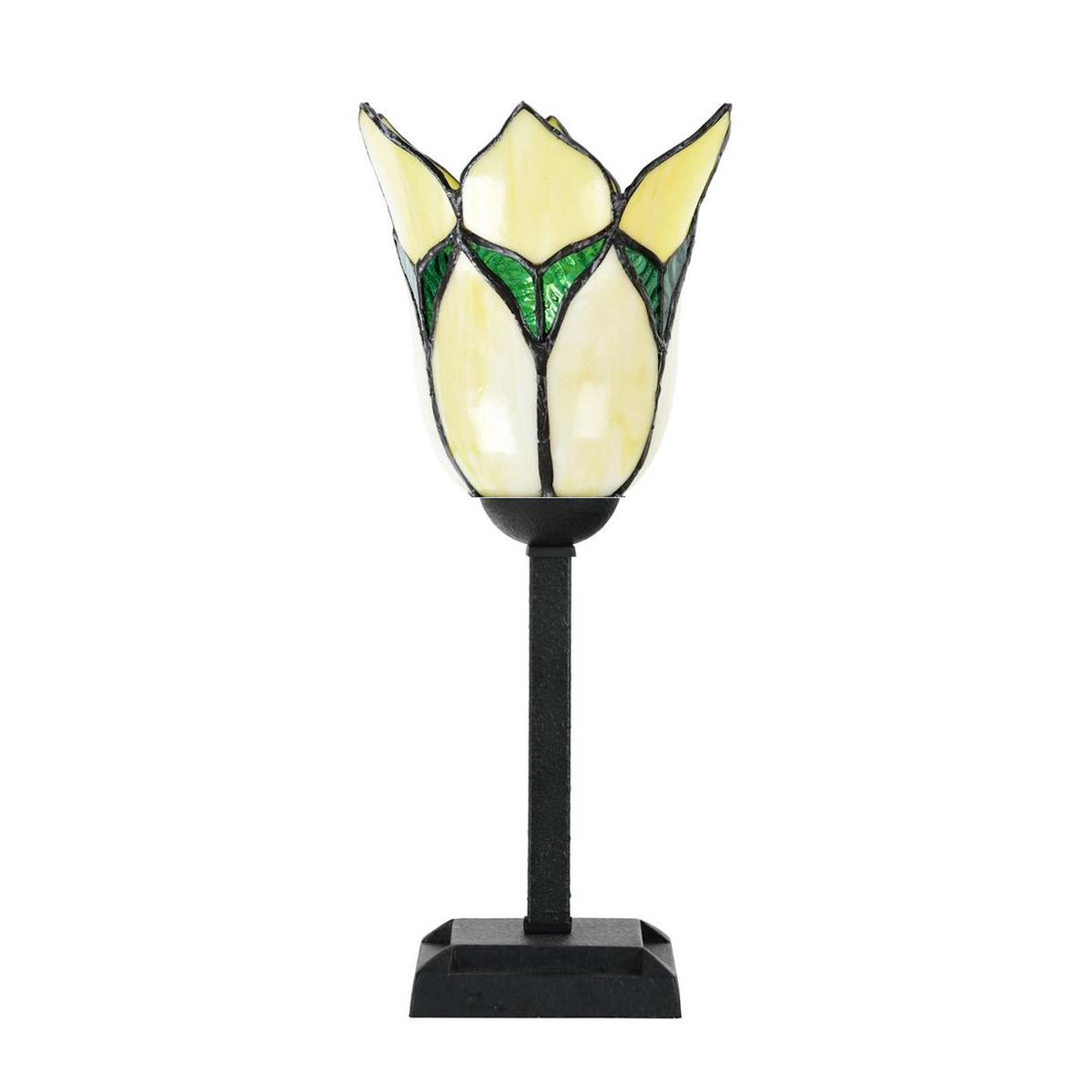 Tiffany Tafellamp Lovely Flower Yellow - Art Deco Trade