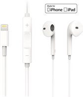 DrPhone - iPad iPhone Oordopjes met lightning connector - Rijke Bastonen - Luxe Oortjes met Microfoon & Bediening geschikt voor Apple iPhone 7 / 7 plus / 8 / 8 plus / 10 / iPhone X