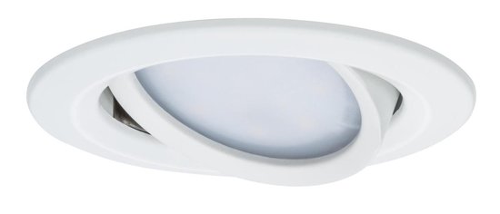 Paulmann Nova Plus Slim inbouwspot - wit - Set van 3 - LED Coin - IP23 - dimbaar en zwenkbaar - spuitwaterdicht