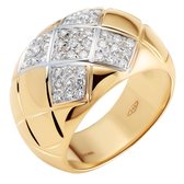 Orphelia RD-3354/58 - Ring - geelgoudkleurige 18 Karaat - Diamant 0.36 ct