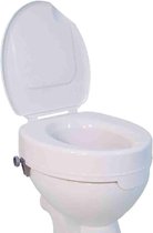 Toiletverhoger met deksel - Zithoogte 15 cm - Eenvoudige bevestiging