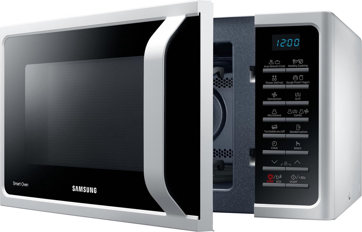 Samsung MC28H5015AW micro-onde Comptoir Micro-onde combiné 28 L 900 W Noir,  Blanc