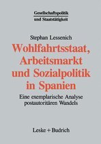 Wohlfahrtsstaat, Arbeitsmarkt Und Sozialpolitik in Spanien