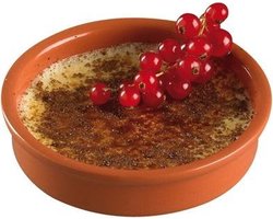 Cosy & Trendy Crème brûlée Schaaltje - Terracotta - Ø12 cm - 4 stuks
