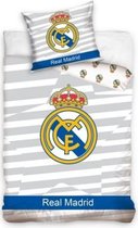 Real Madrid Dekbedovertrek Stripes 140x200/70x80