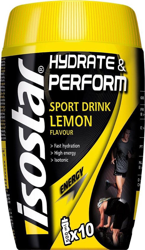 Isostar Hydrate & Perform Sportdrank - Lemon - Poeder - 400 gram