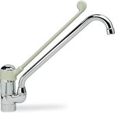Eengatsmengkraan met elleboogbediening | Zwenktuit: 350 mm