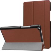 Tri-Fold Book Case - Huawei MediaPad T3 8 Hoesje - Bruin