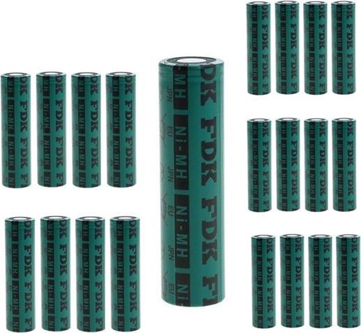 20 Stuks - FDK HR 4/3FAU Batterij NiMH 1.2V 4500mAh