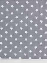 BINK Bedding Wieglaken Little Star grijs 75 x 100 cm