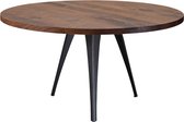 Table du Sud - Noten ronde tafel Vazy - 130 cm