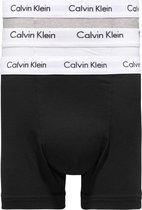 Calvin Klein Heren Boxershorts 3-pack Zwart Wit Grijs maat XS