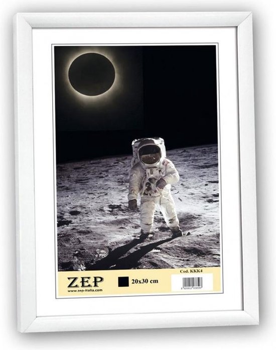 ZEP - Cadre photo en plastique Basic Frame Blanc pour photo format 15x20 - KW3