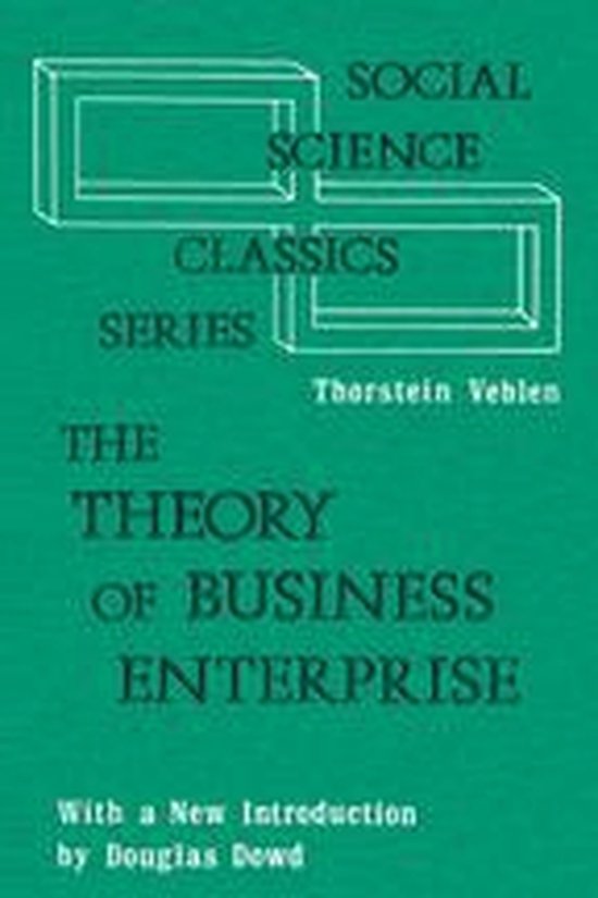 The Theory of Business Enterprise - cover