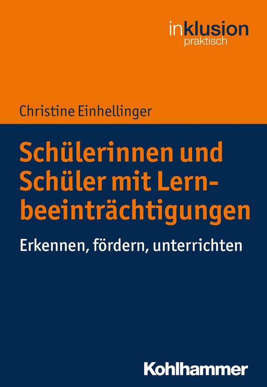 Schülerinnen und Schüler mit Lernbeeinträchtigungen - cover