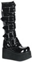 DemoniaCult Plateau Laarzen -44 Shoes- TRASHVILLE-518 US 11 Zwart