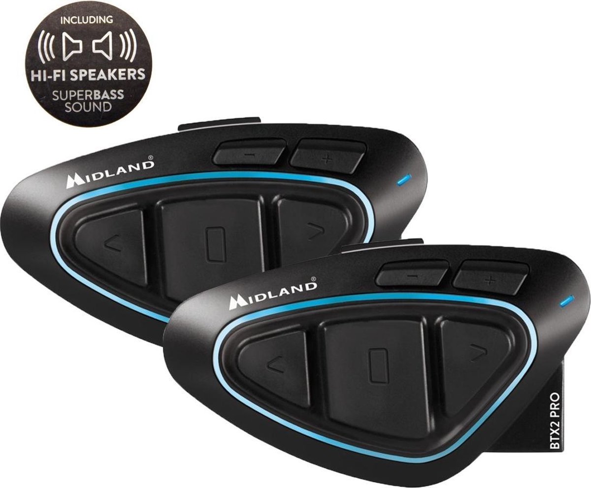 Midland BTX2 PRO HI-FI, Dual, bluetooth headset