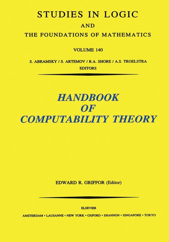 Foto: Handbook of computability theory