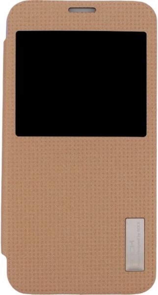 Rock Elegant Side Flip Case Samsung Galaxy S5 Champagne Gold