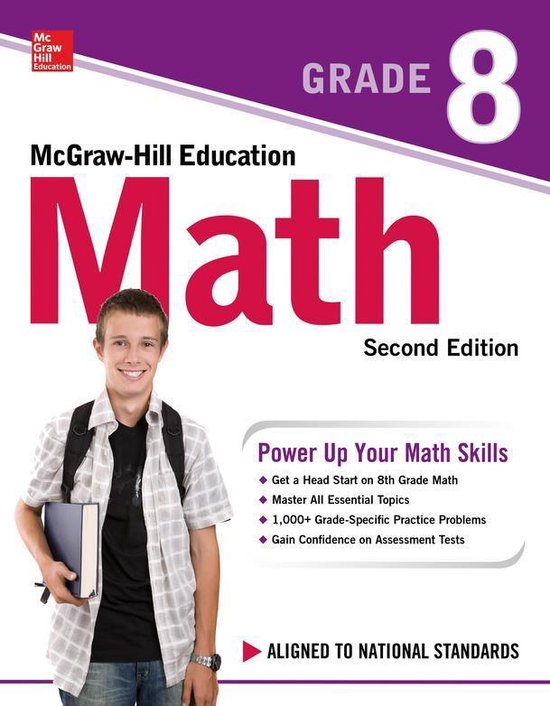 McGraw-Hill Education Math Grade 8, Second Edition - cover