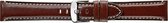 Morellato horlogeband Giorgione X4272B12034CR22 / PMX034GIORGI22 Glad leder Donkerbruin 22mm + wit stiksel