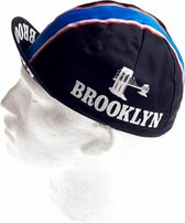 BROOKLYN ZWART - wielerpet - fietspet - koerspet - cap