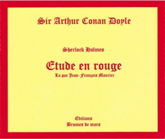 Etude en rouge - cover