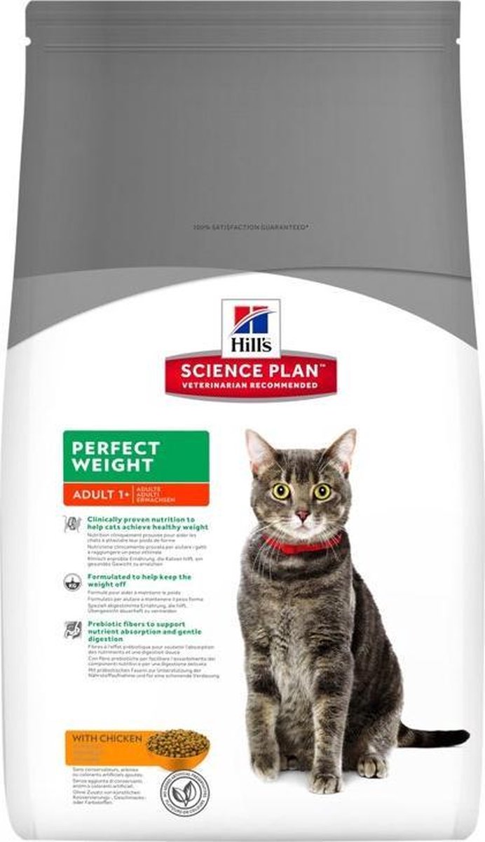 Hills Science Plan Perfect Weight - Kattenvoer - 1,5 kg