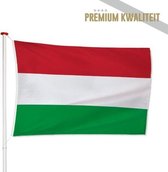 Hongaarse Vlag Hongarije 200x300cm - Kwaliteitsvlag - Geschikt voor buiten
