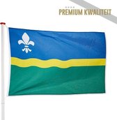 Flevolandse Vlag Flevoland 150x225cm - Kwaliteitsvlag - Geschikt voor buiten