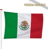Mexicaanse Vlag Mexico 100x150cm - Kwaliteitsvlag - Geschikt voor buiten