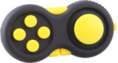 Calm Pad Fidget Pad – Wriemelkubus – Anti Stress Speelgoed – Fidget Cube – Wriemel Stick – Zwart Geel