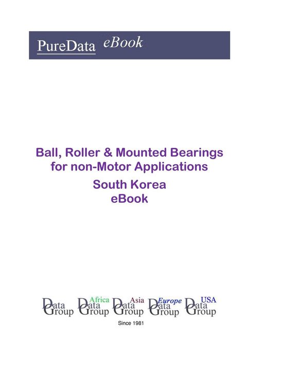 PureData eBook - Ball, Roller & Mounted Bearings for non-Mot ... - cover