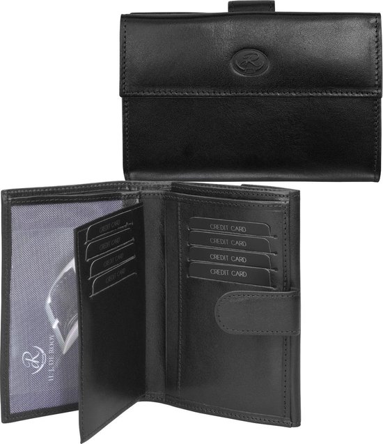 DR Amsterdam portemonnee black | 020854-Zwart